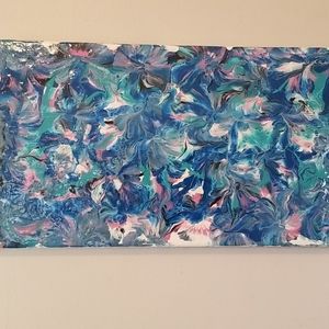 Handpainted abstract painting